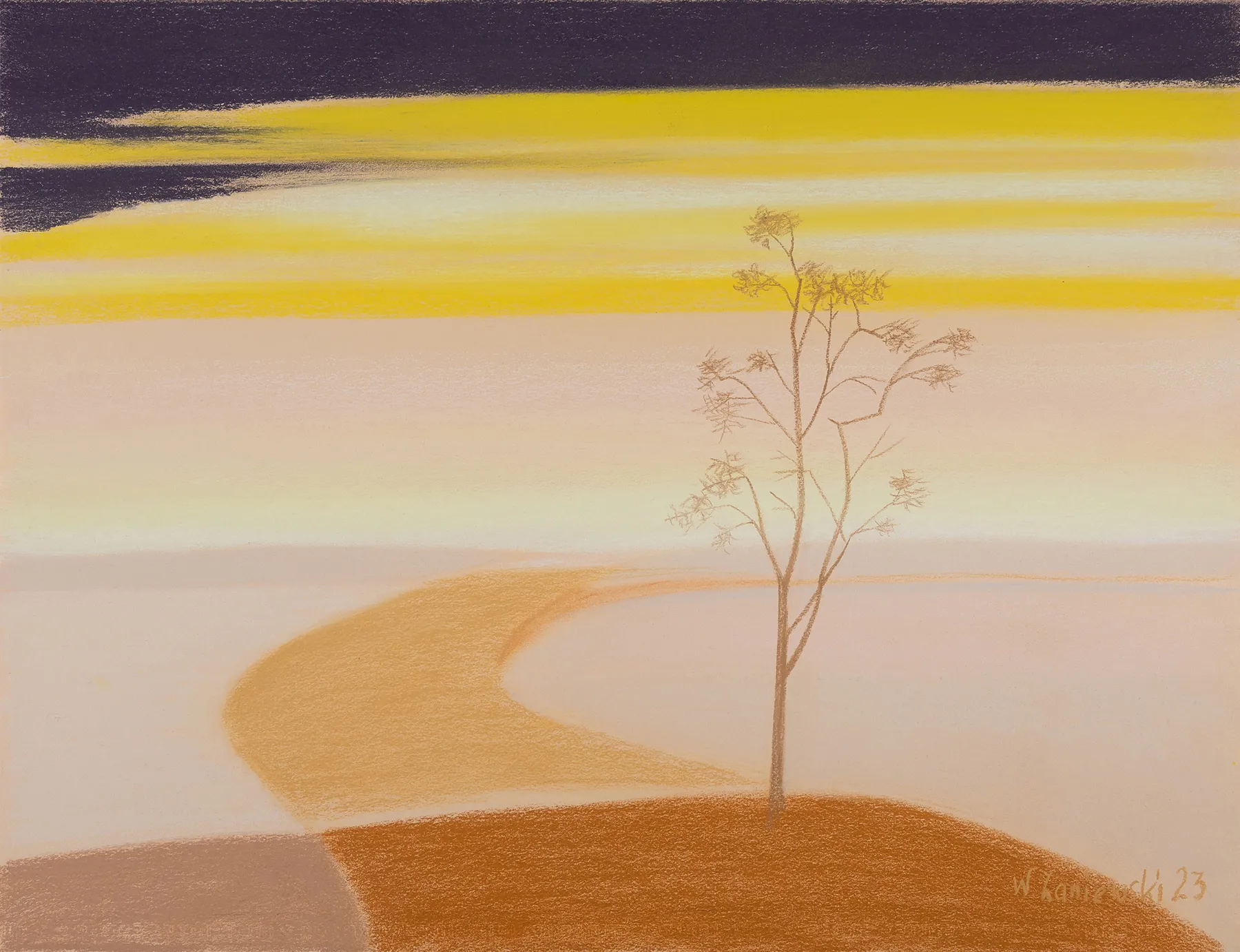 Pastel – z cyklu Wydmy 2023, 50 x 65 cm