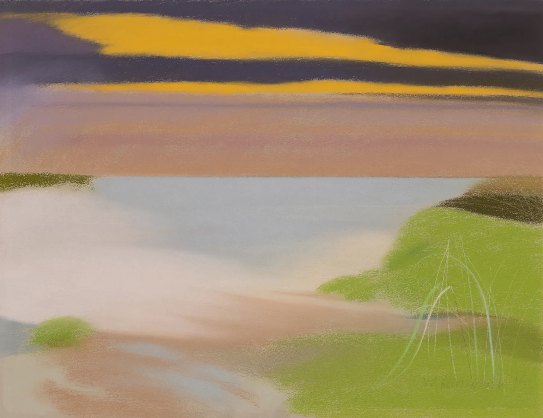 Pastel – z cyklu Wydmy 2015, 49 x 64 cm
