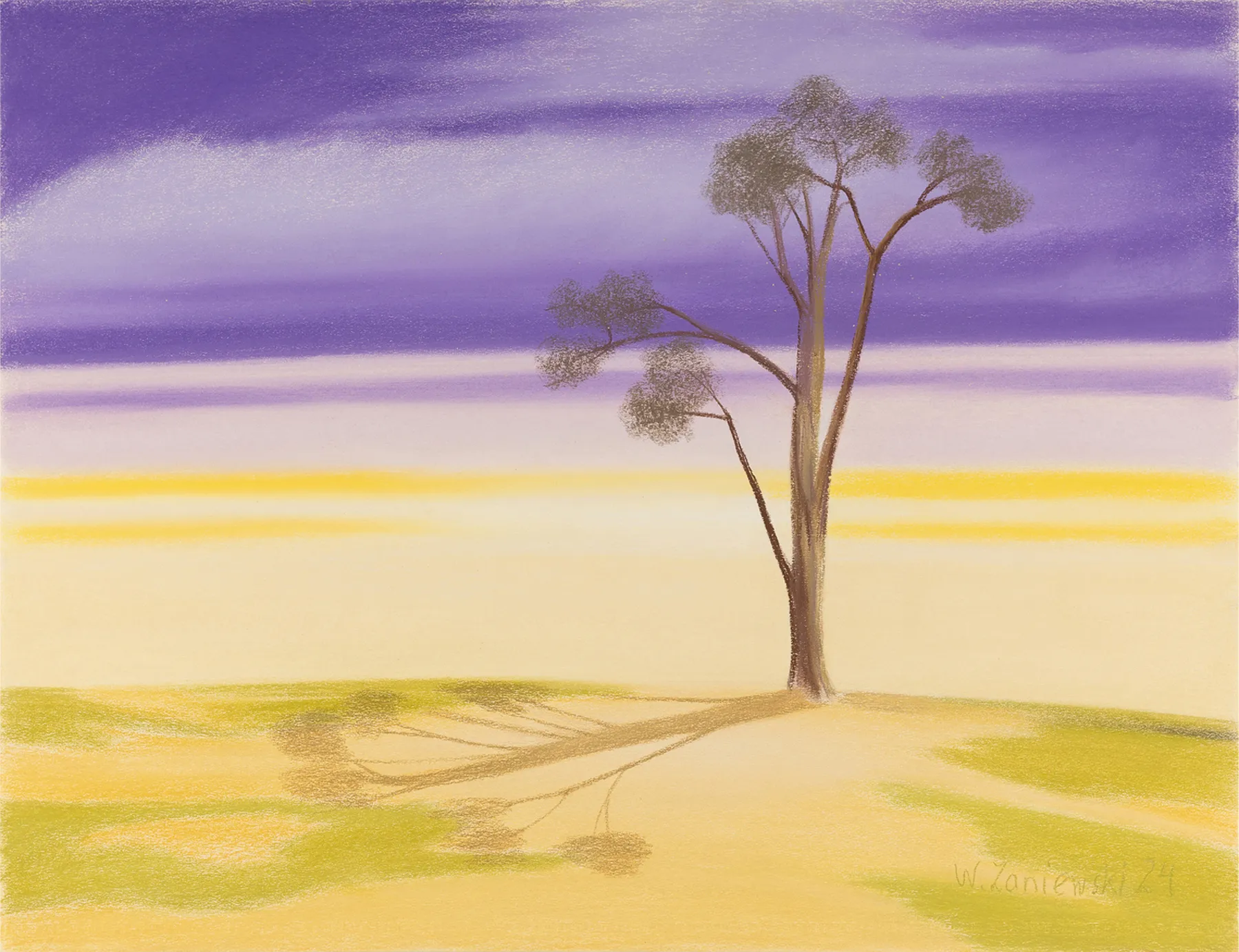 Pastel – z cyklu Wydmy 2024, 50 x 65 cm