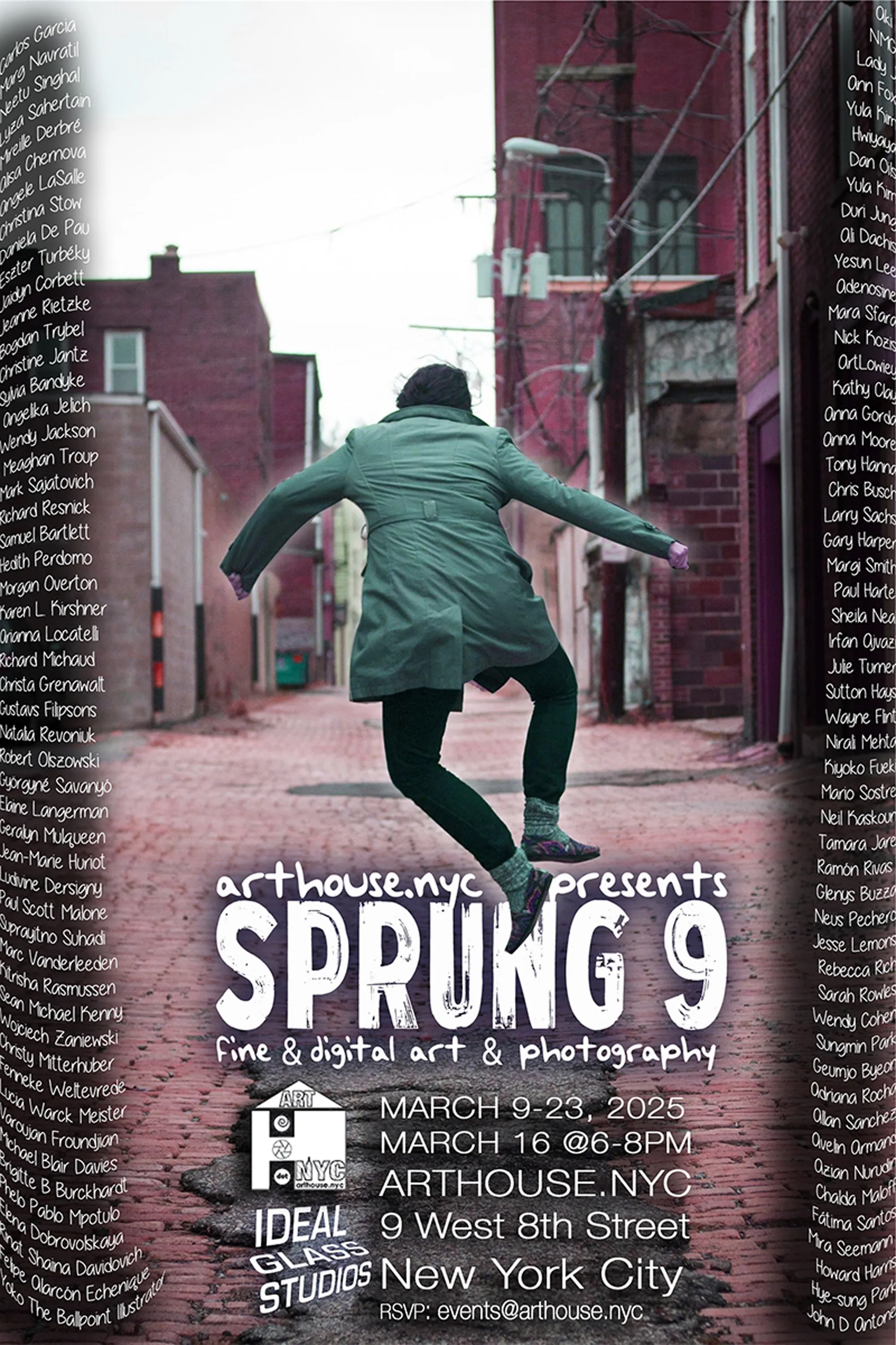 ARTHOUSE.NYC – Sprung 9, Fine & digital art & photography, March 9-23 2025