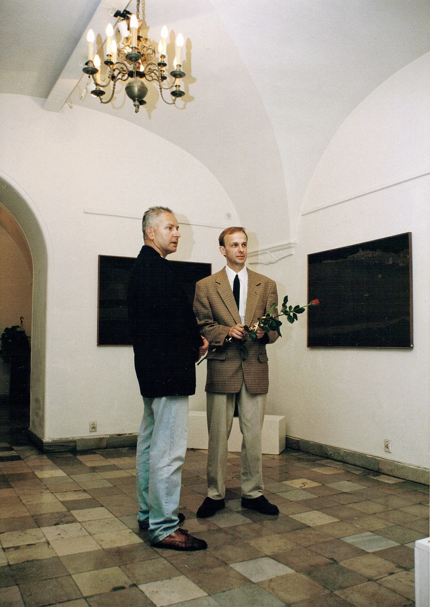 Indywidualna wystawa w Galerii Zapiecek – z Jarosławem Daszkiewiczem, Warszawa 1996