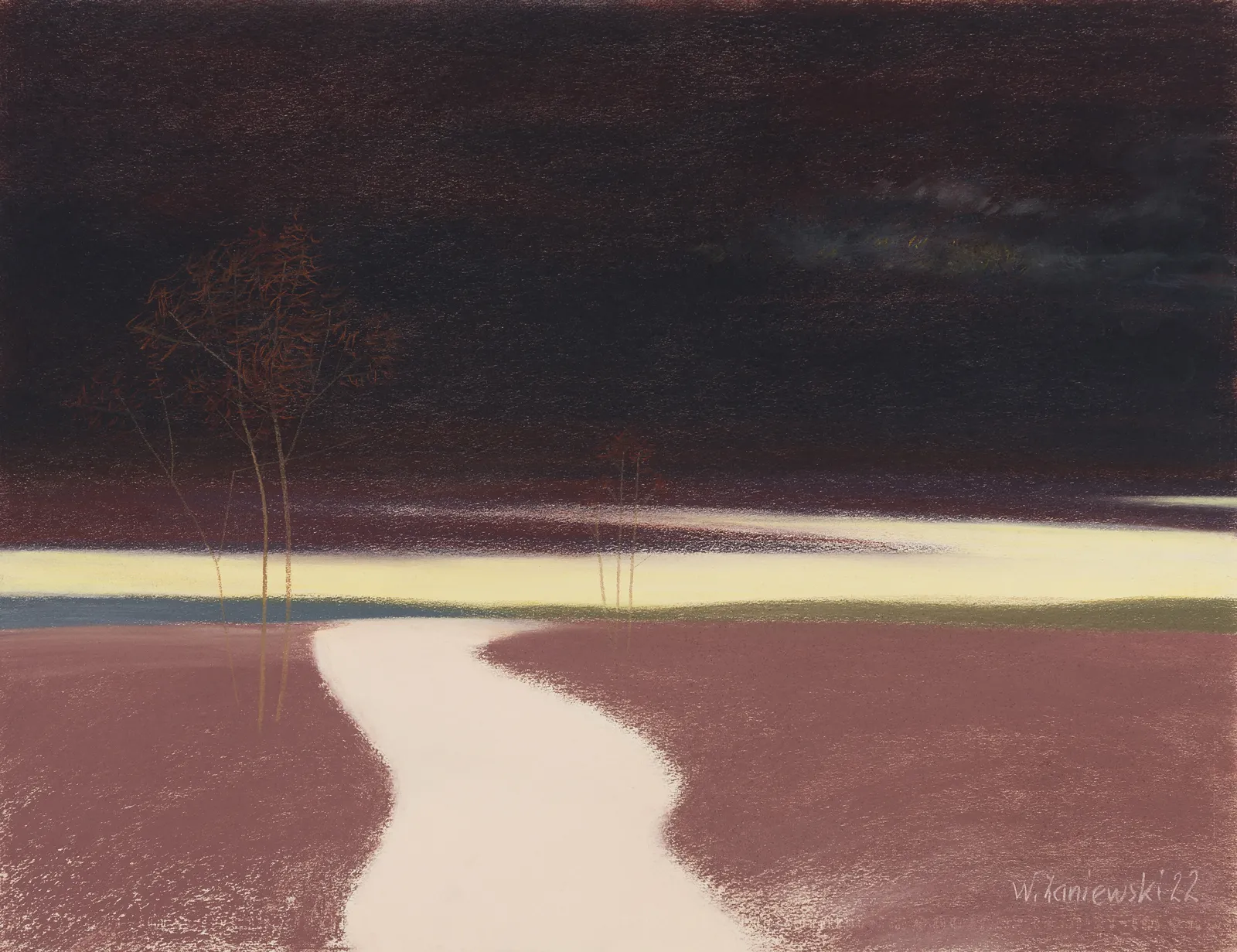 Pastel – z cyklu Wydmy 2022, 49 x 64 cm