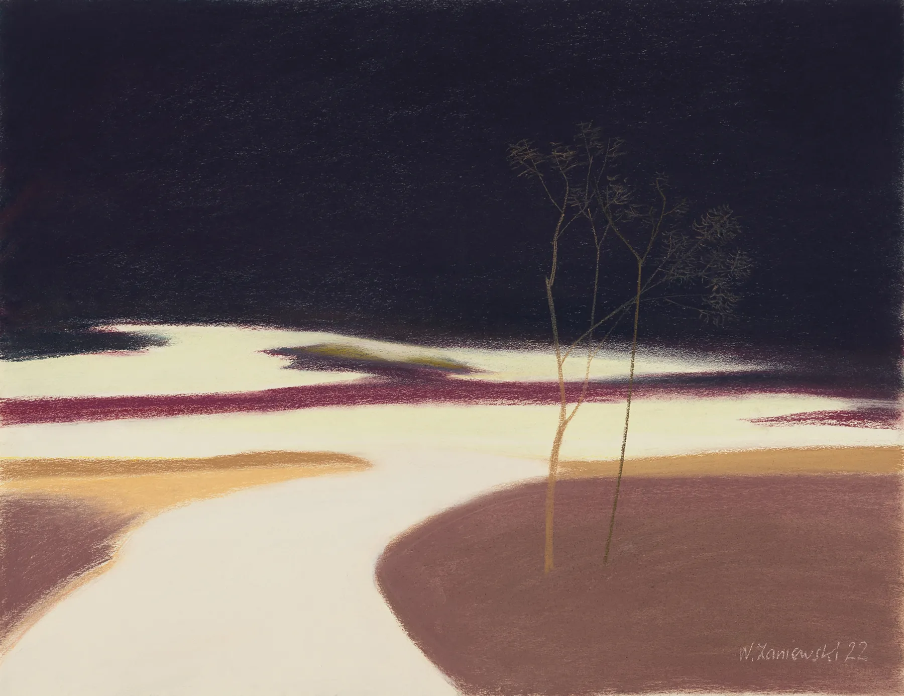 Pastel – z cyklu Wydmy 2022, 49 x 64 cm