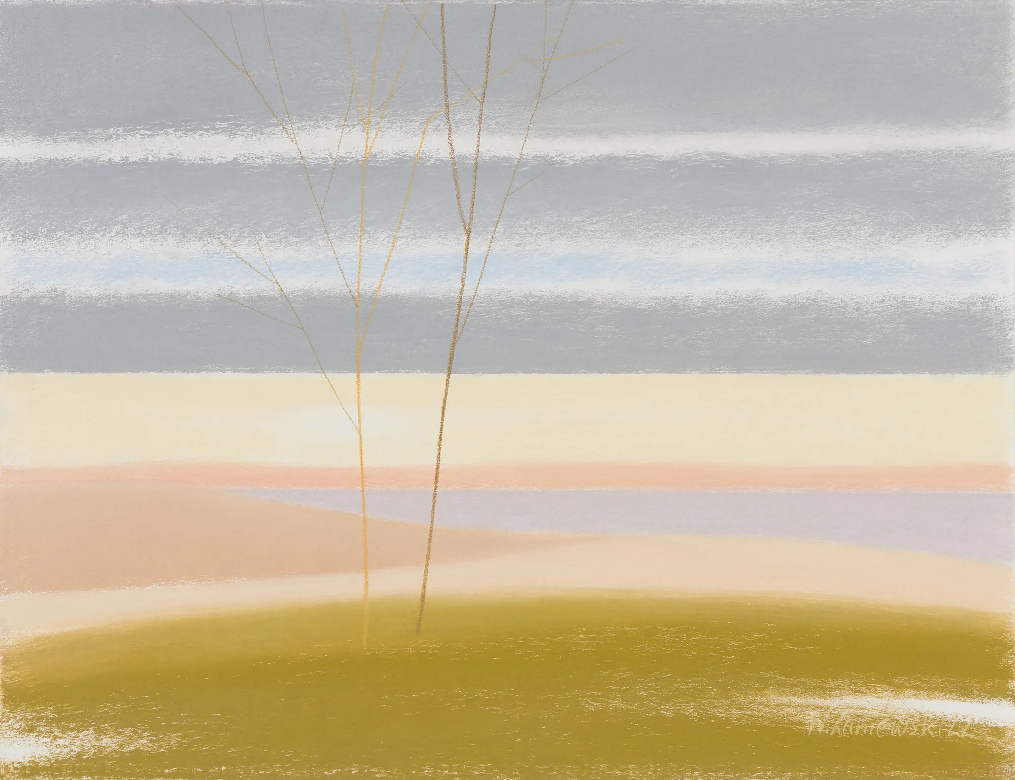 Pastel – z cyklu Wydmy 2022, 49 x 64 cm