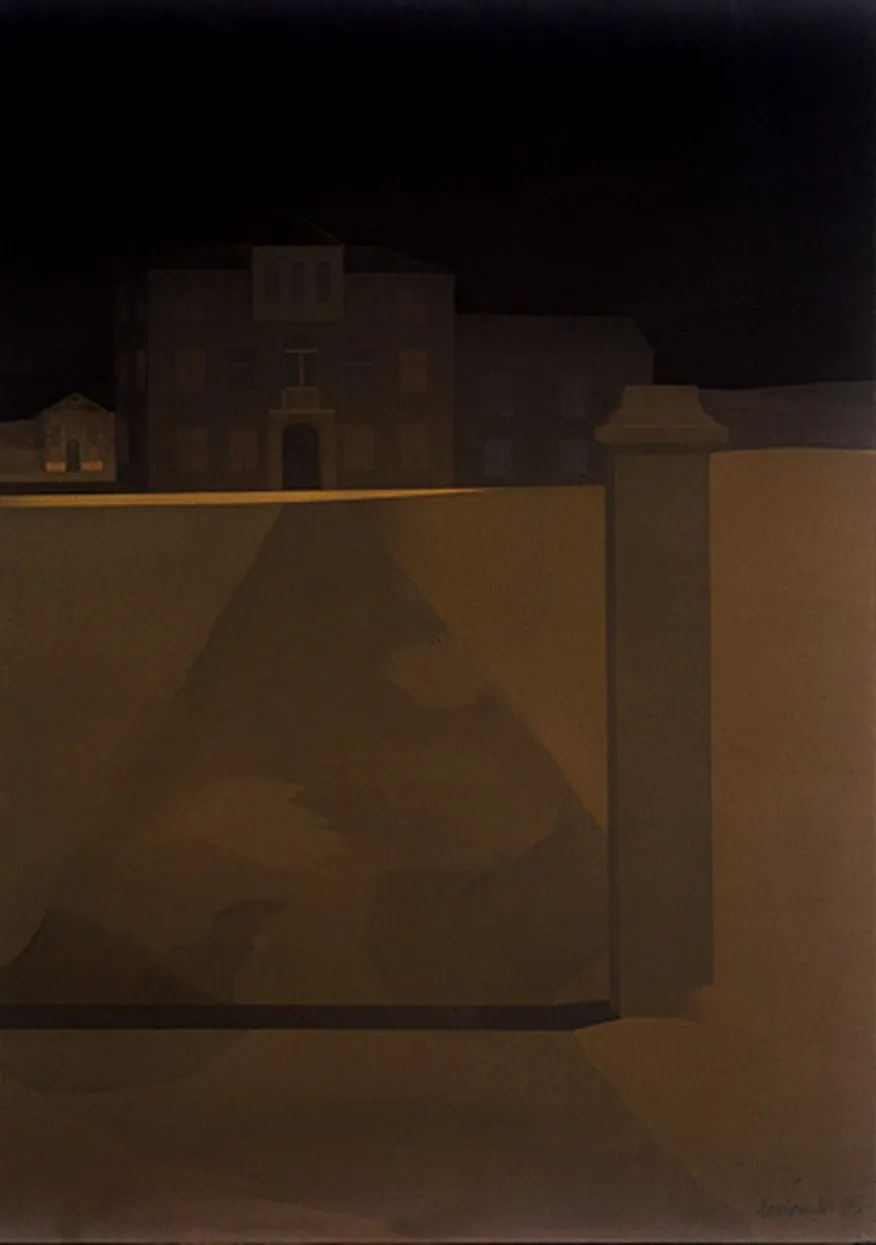 Pejzaż włoski 1995, olej 120 x 85 cm