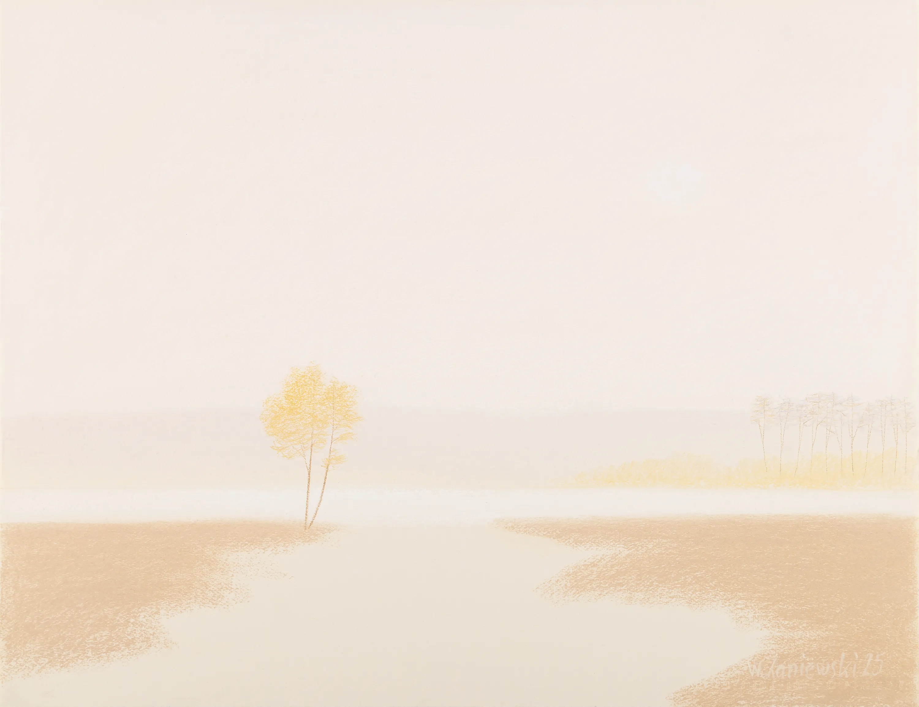 Pastel – z cyklu Wydmy 2025, 50 x 65 cm