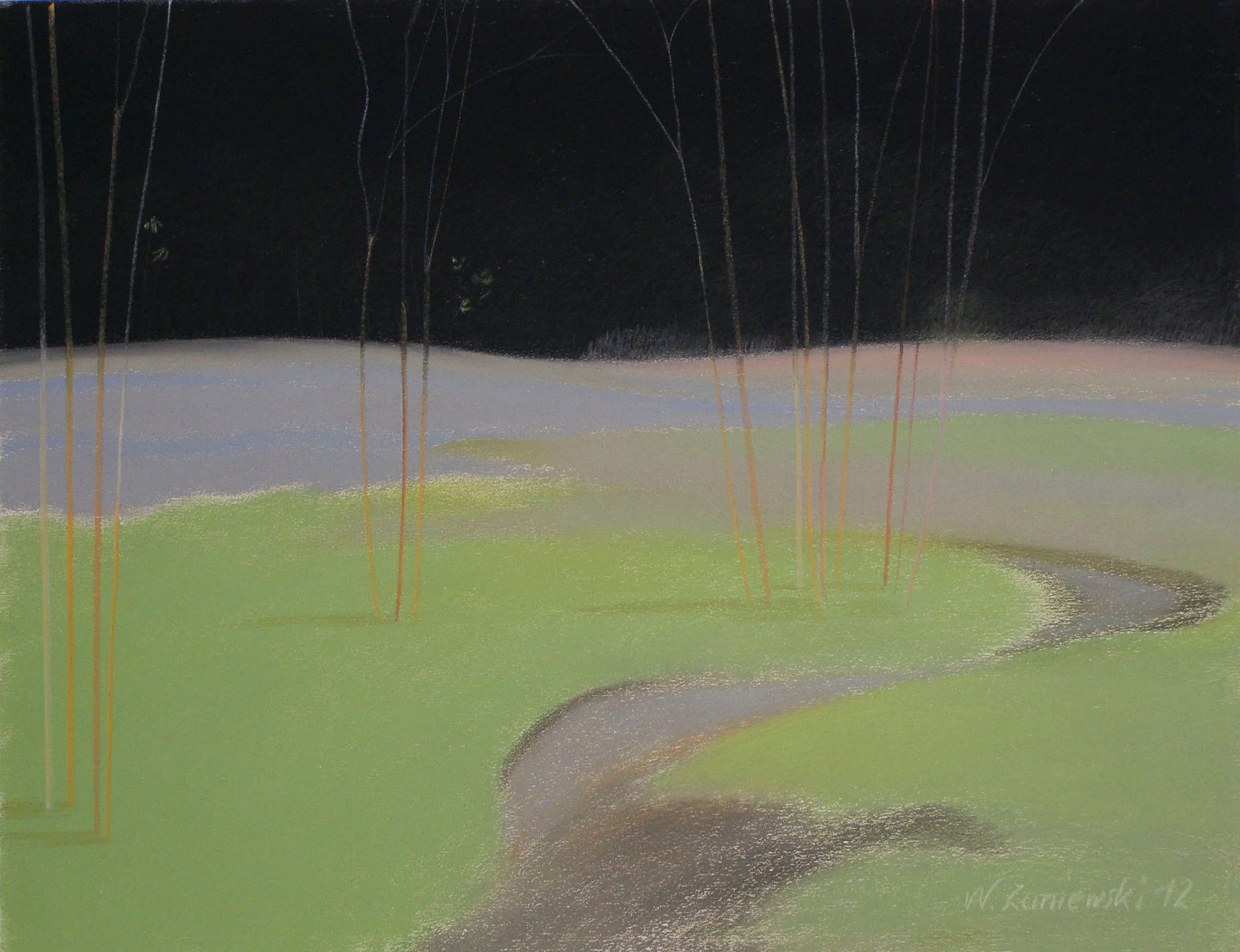 Pastel – z cyklu Łąki 2012, 49 x 64 cm