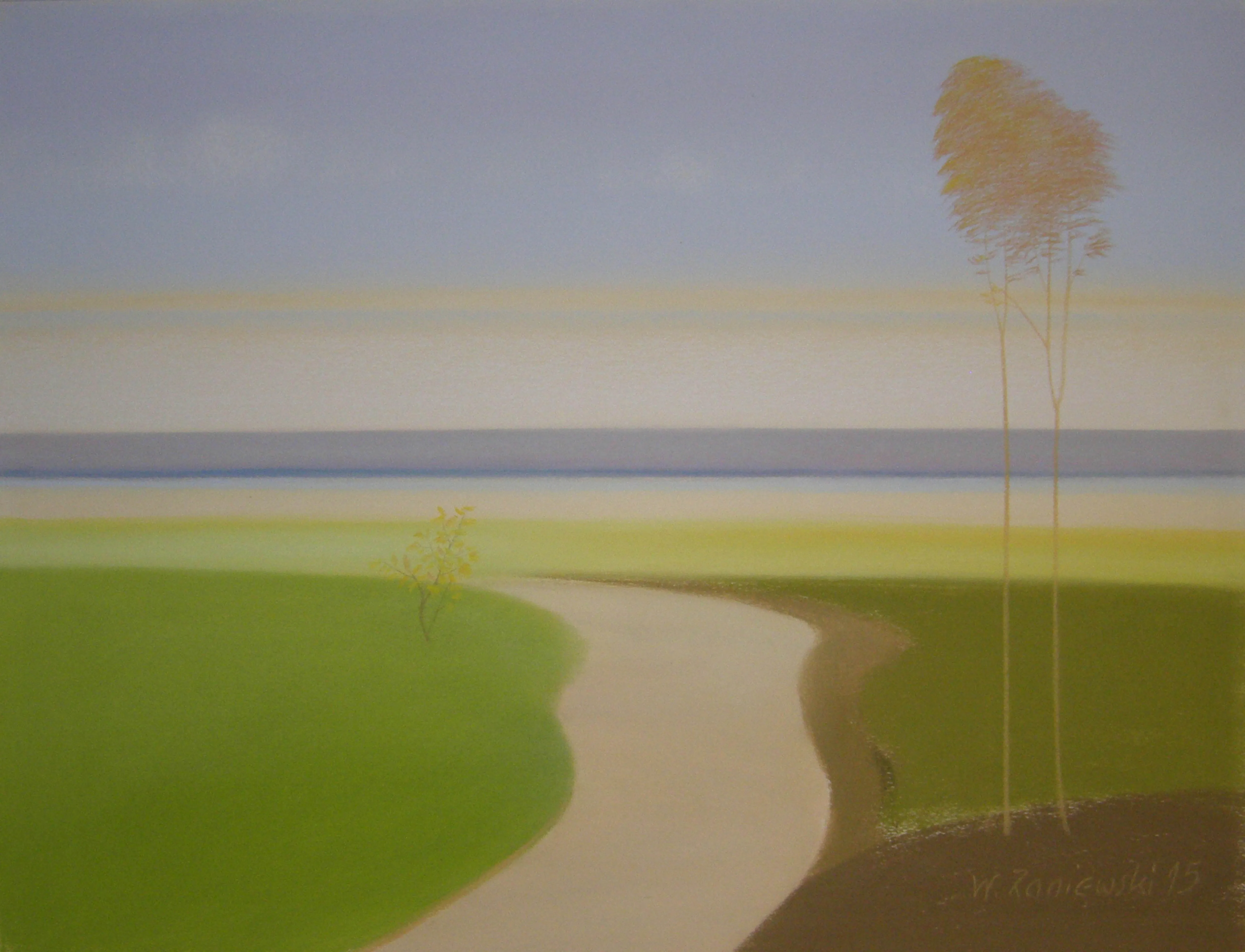 Pastel – z cyklu Wydmy 2015, 49 x 64 cm