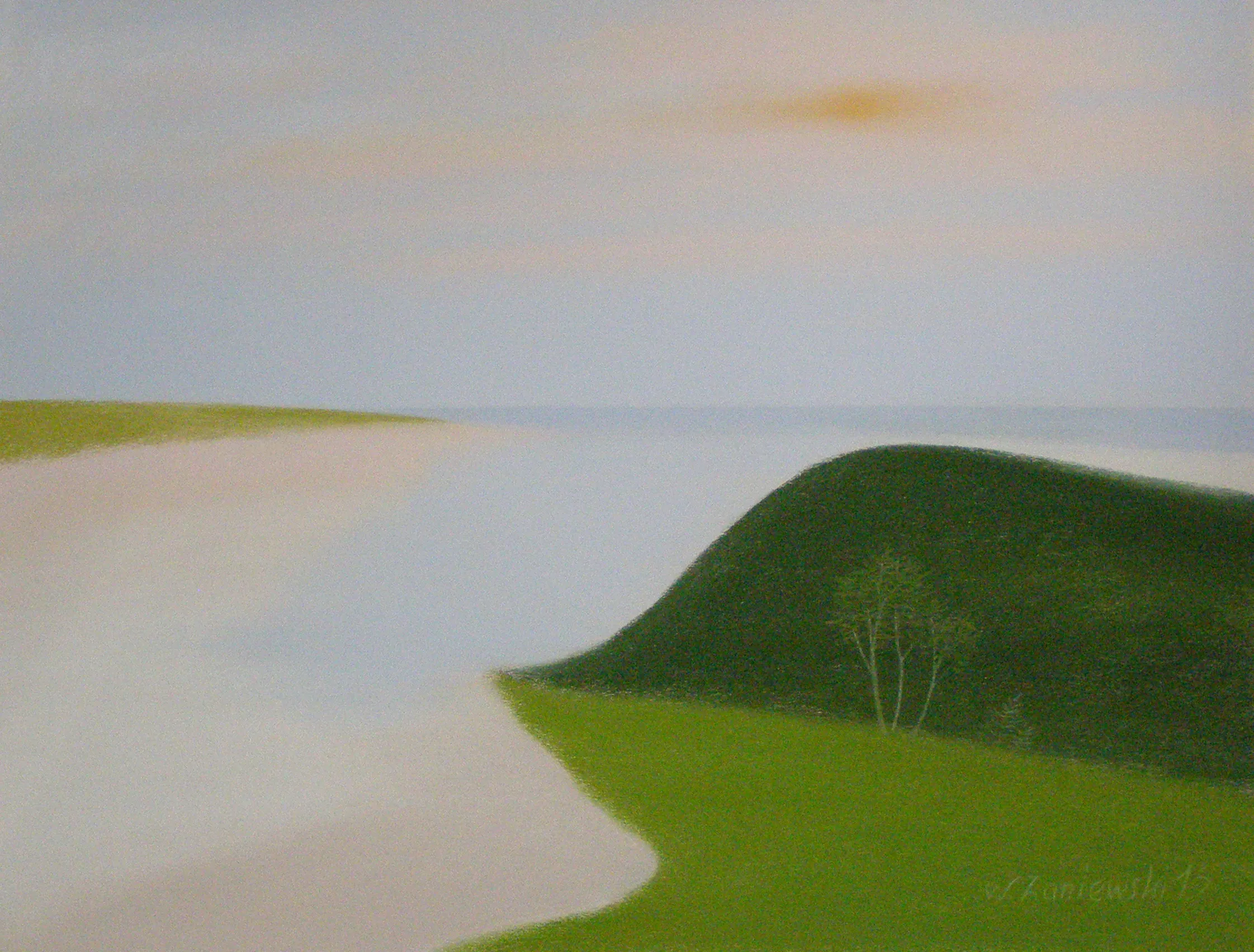 Pastel – z cyklu Zatoki  2015, 49 x 64 cm