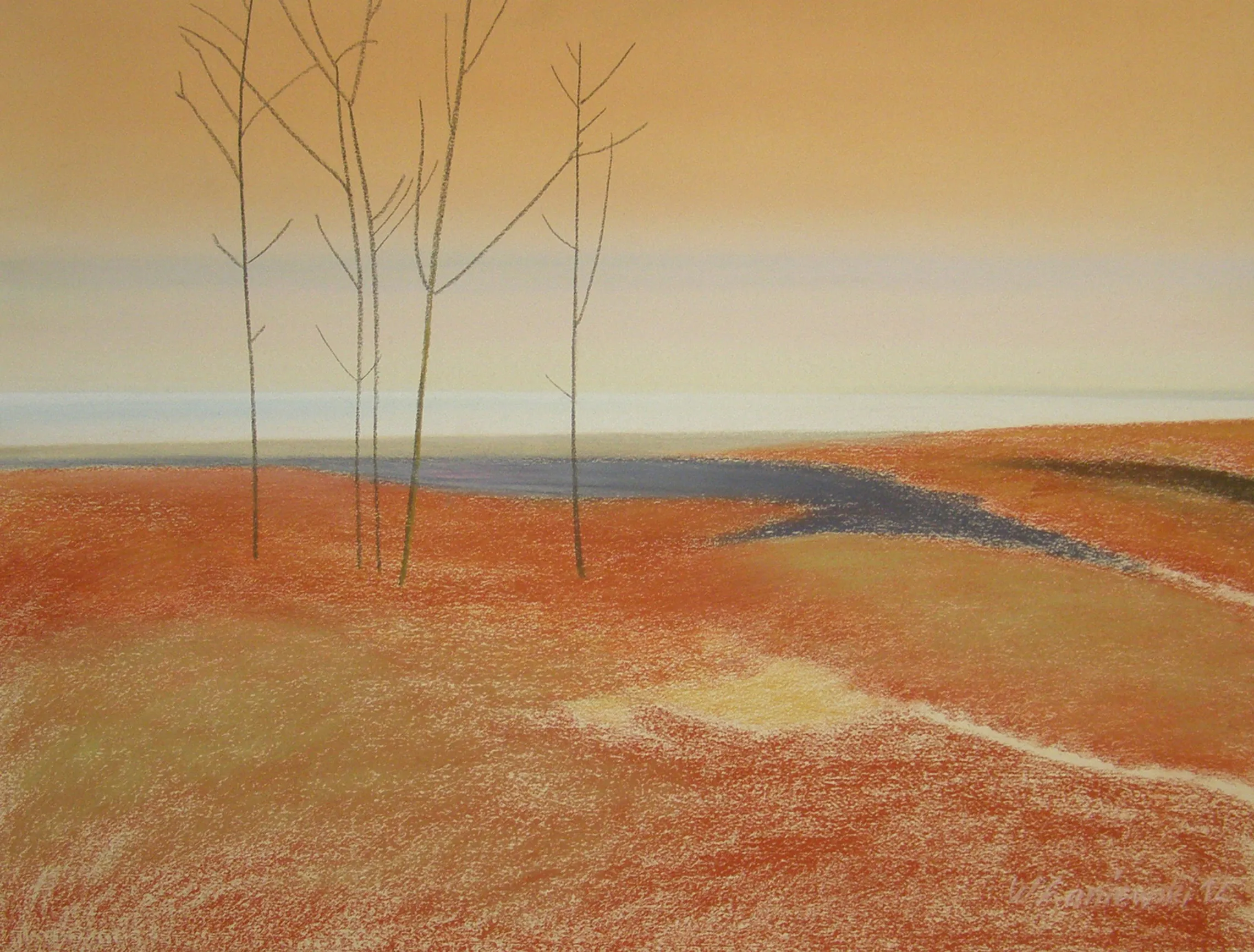 Pastel – z cyklu Wydmy 2012, 49 x 64 cm