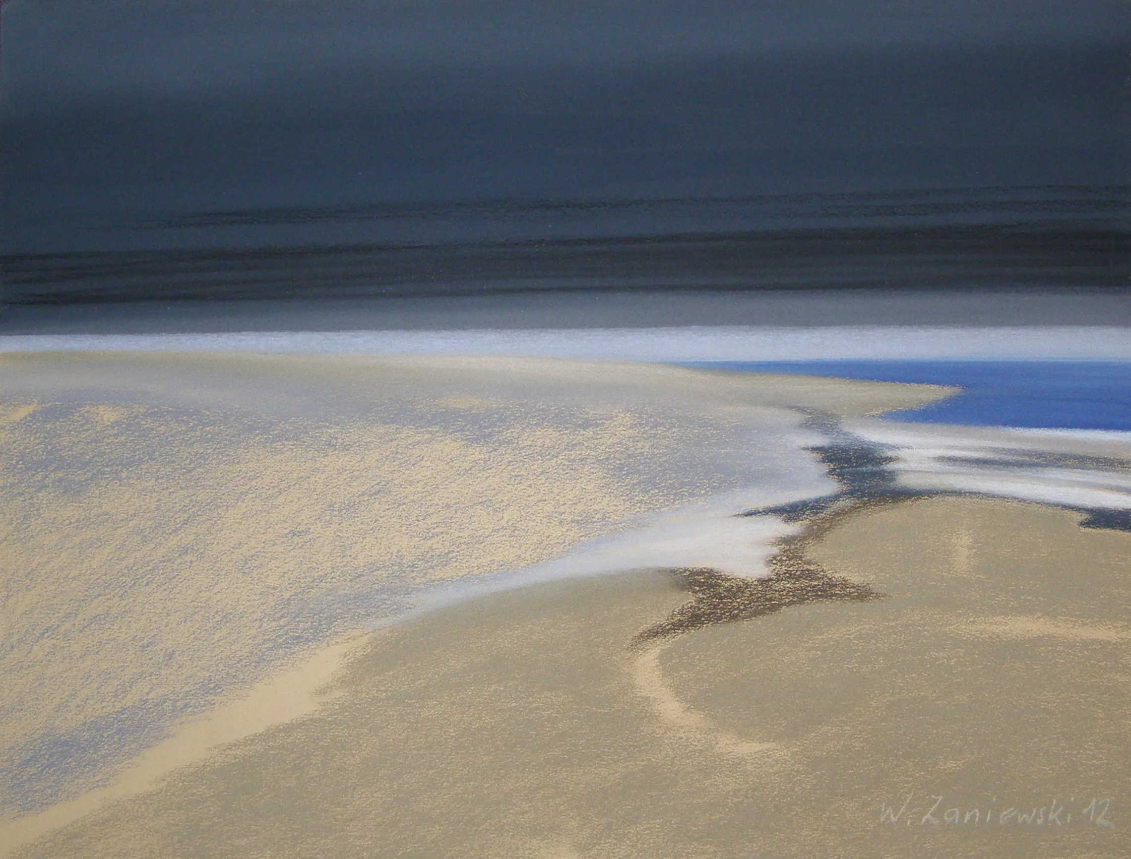 Pastel – z cyklu Wydmy 2012, 49 x 64 cm