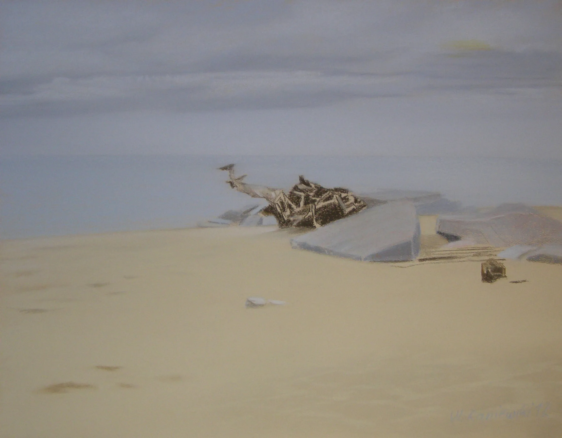 Pastel – z cyklu Wydmy 2012, 49 x 64 cm