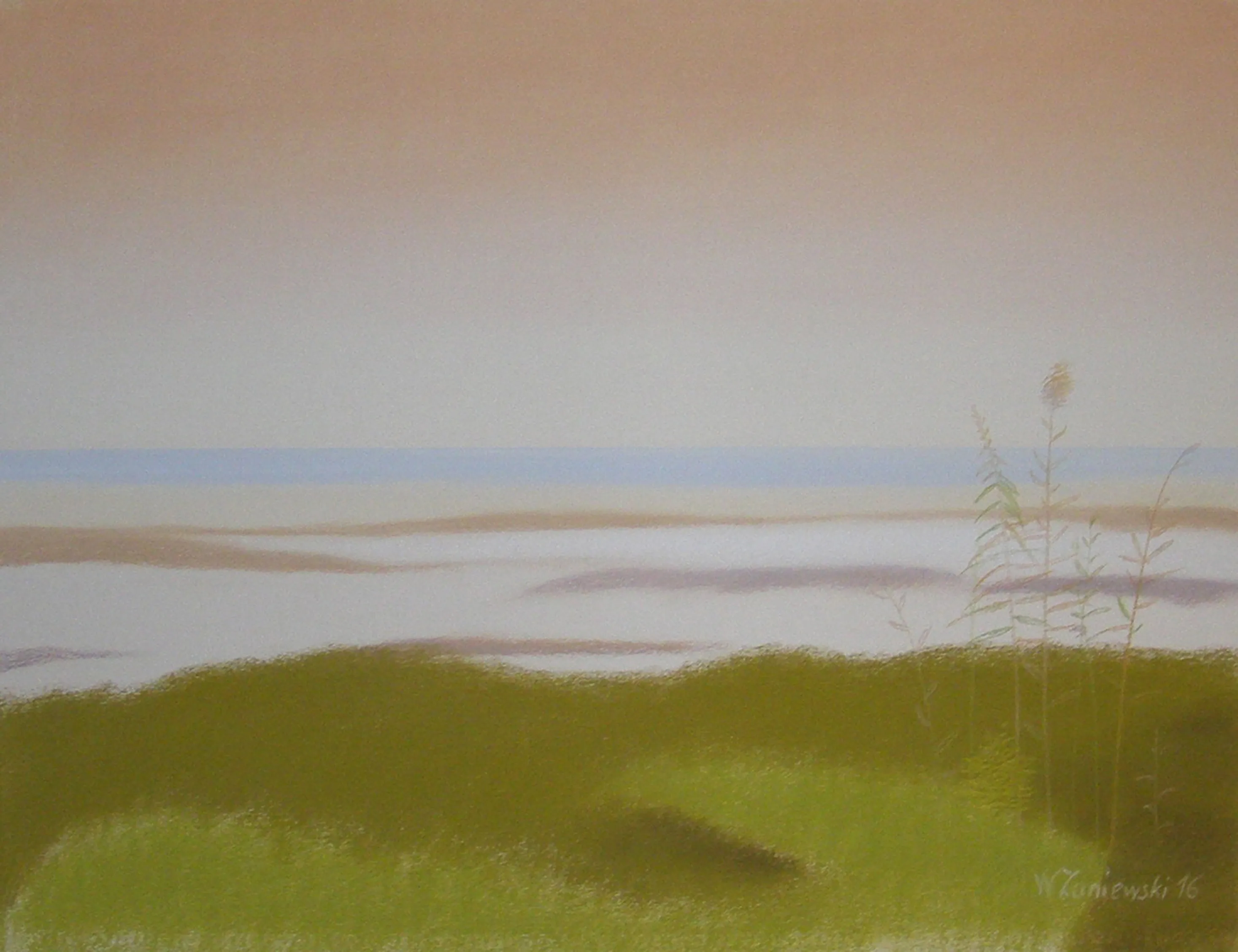 Pastel – z cyklu Wydmy 2016, 49 x 64 cm