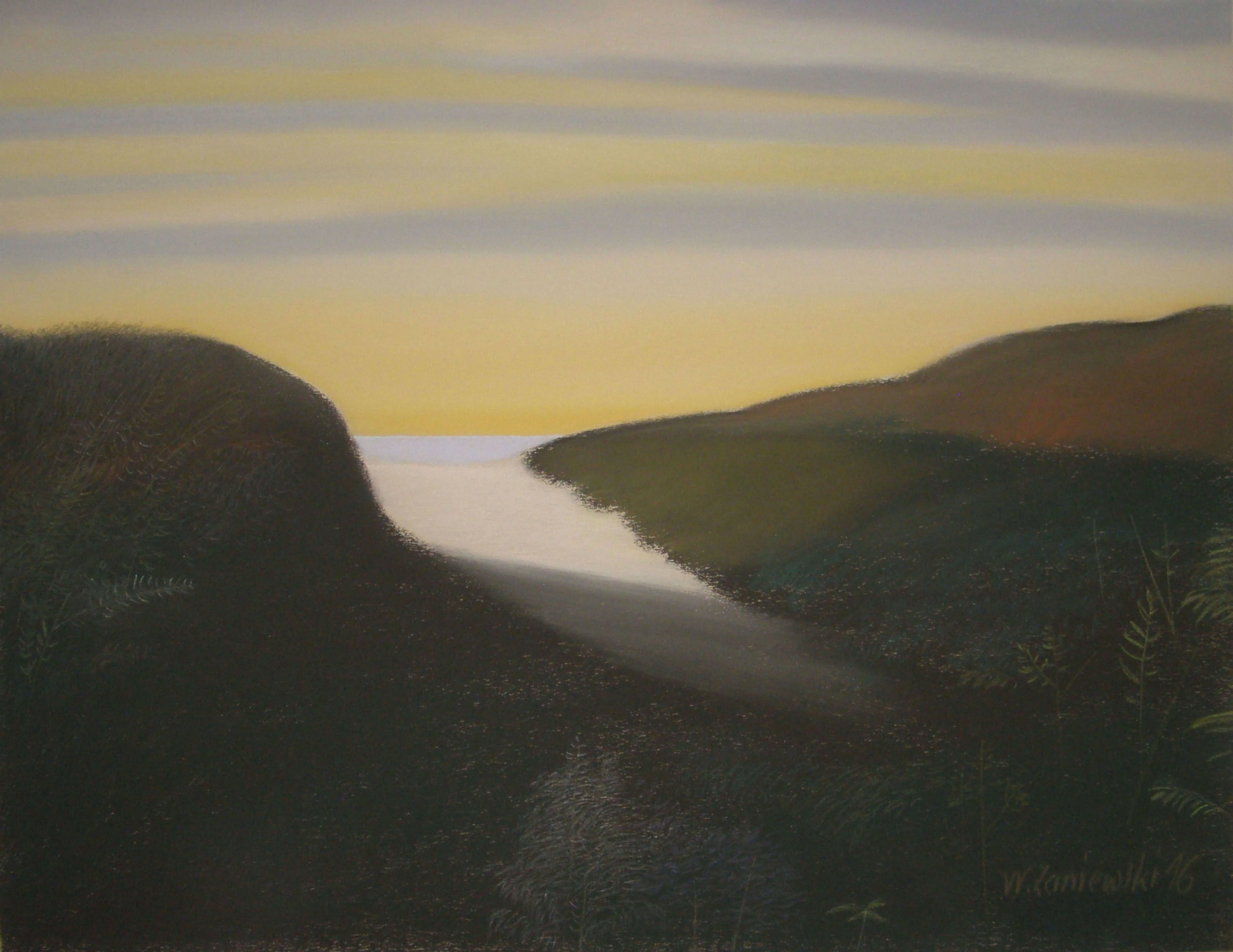 Pastel – z cyklu Wydmy 2016, 49 x 64 cm