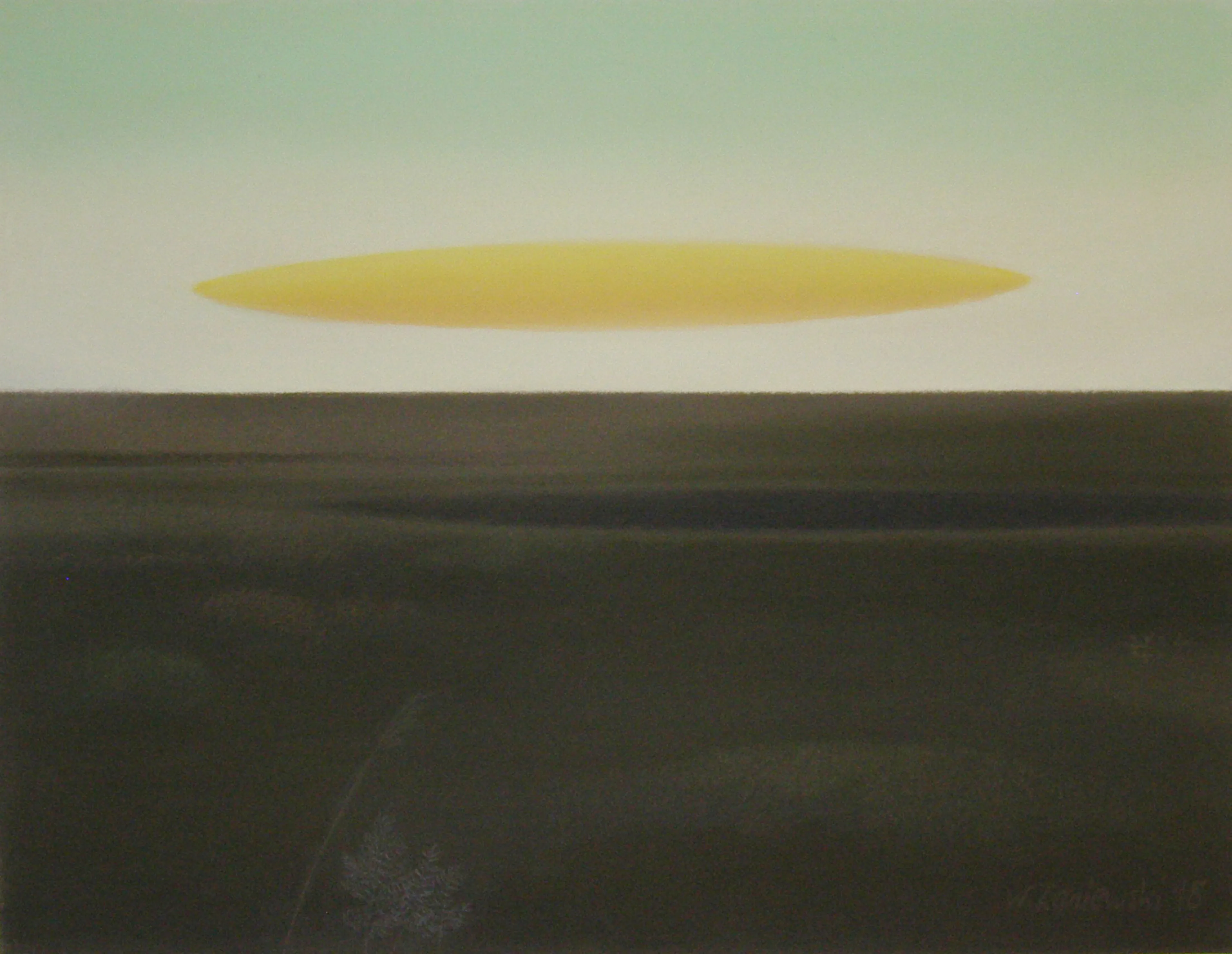 WYCZEKIWANIE, 2018 – pastel na papierze, 49 x 64 cm
