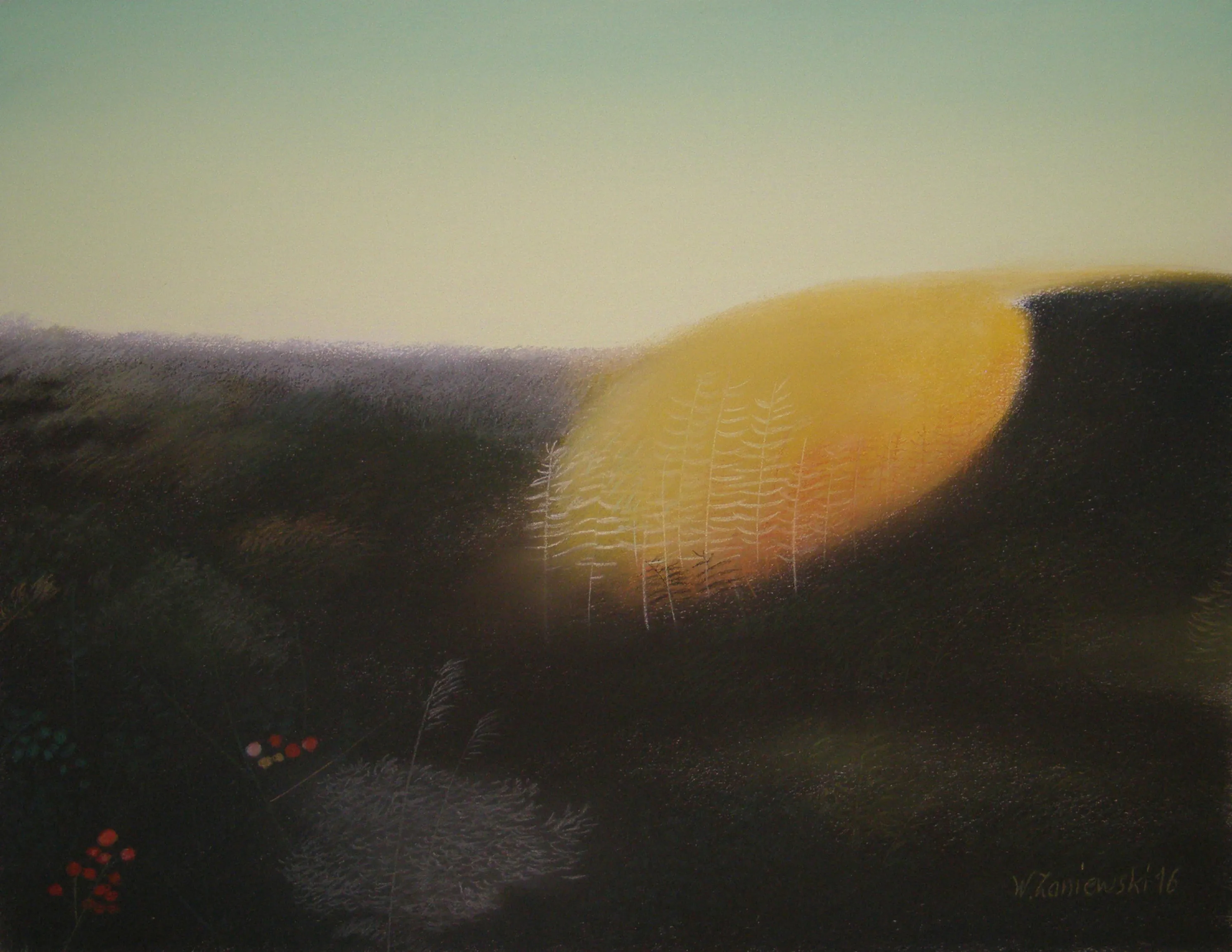 Pastel – z cyklu Wydmy 2016, 49 x 64 cm