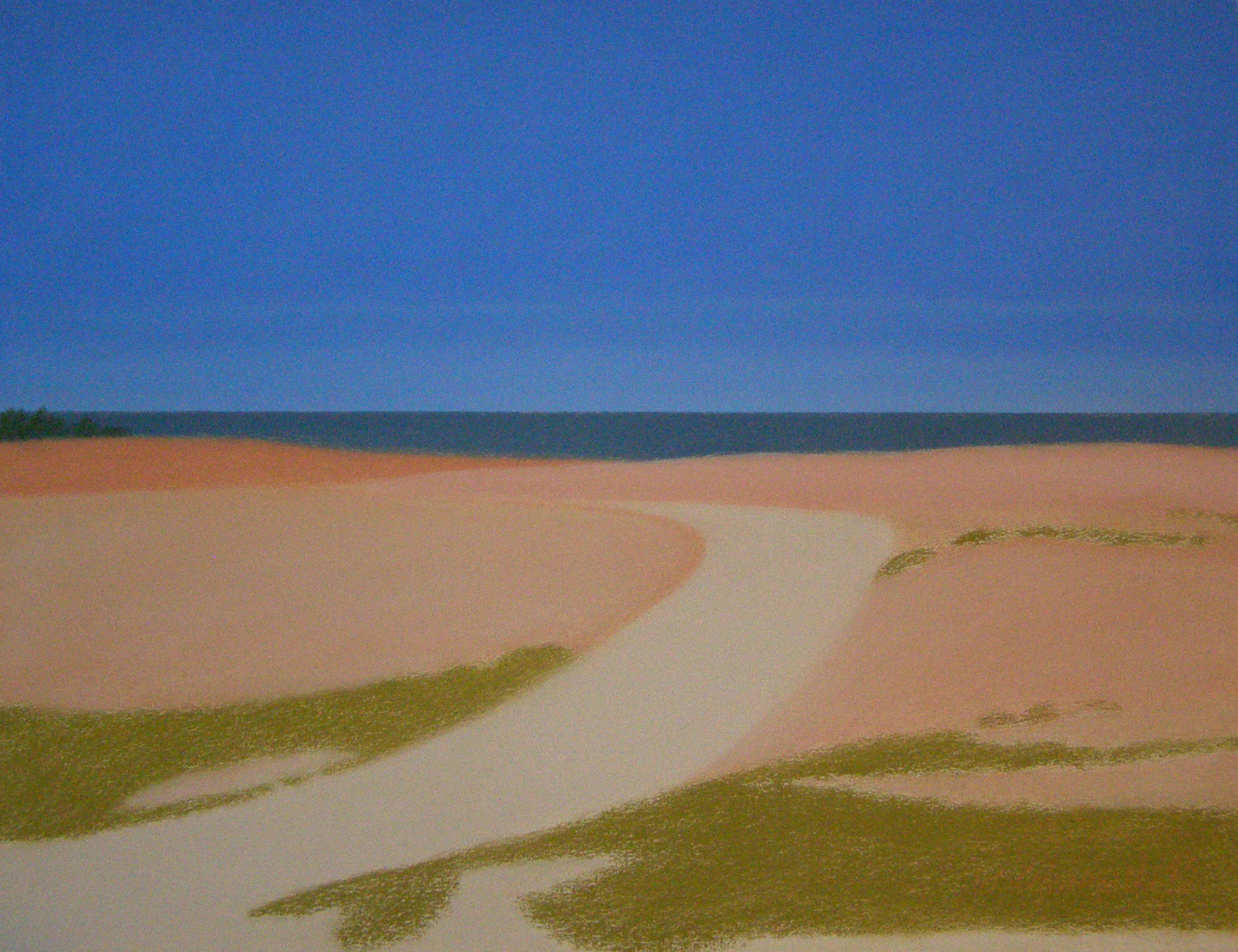 Pastel – z cyklu Wydmy 2015, 49 x 64 cm